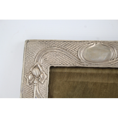 400 - Antique / Vintage ART NOUVEAU Stamped .925 Sterling Silver Photograph Frame 361g