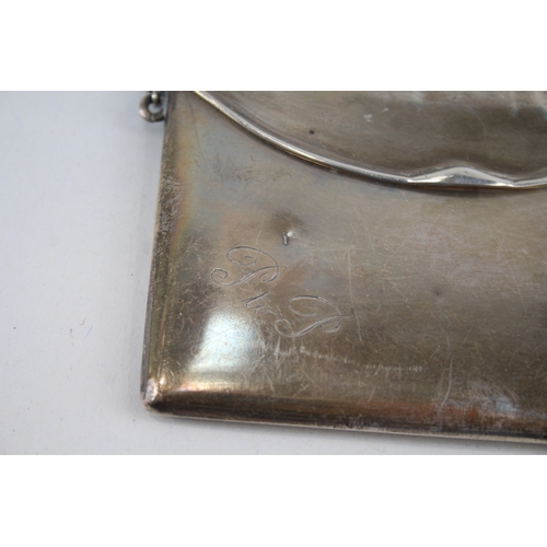 418 - Antique Edwardian 1907 Birmingham Sterling Silver Calling Card Case (62g)