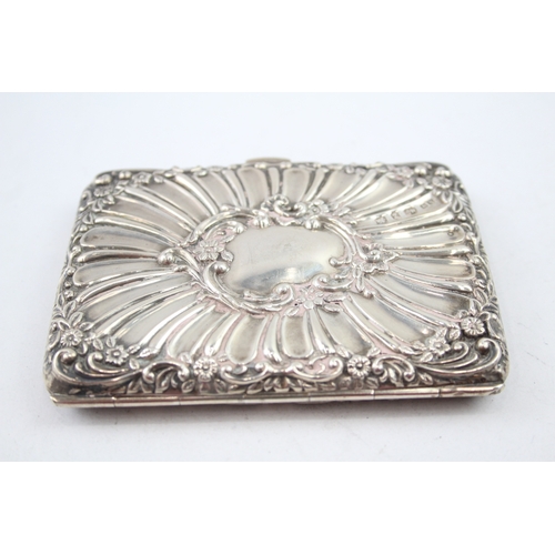 422 - Antique Victorian 1899 Birmingham Sterling Silver Pocket Notebook / Case (102g)