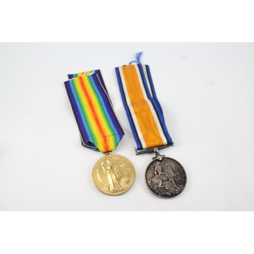 452 - WW1 Medal Pair & Original Ribbons inc. Named 21599 A. Wheaton Royal Berks Regt