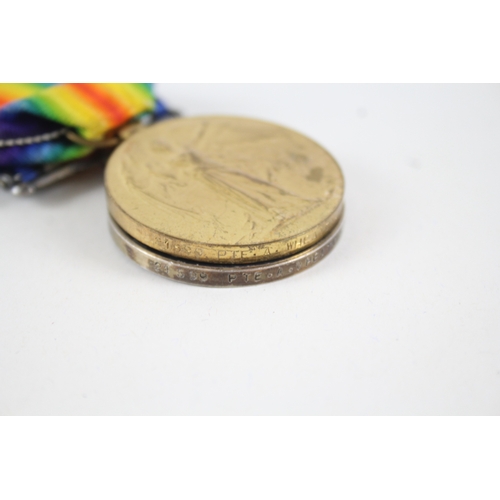 452 - WW1 Medal Pair & Original Ribbons inc. Named 21599 A. Wheaton Royal Berks Regt