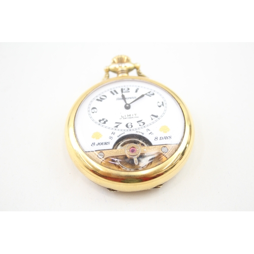 531 - Men's Limit Hebdomas 8 Day Pocket Watch Hand-Wind Working