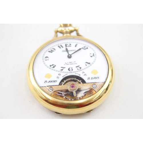 531 - Men's Limit Hebdomas 8 Day Pocket Watch Hand-Wind Working