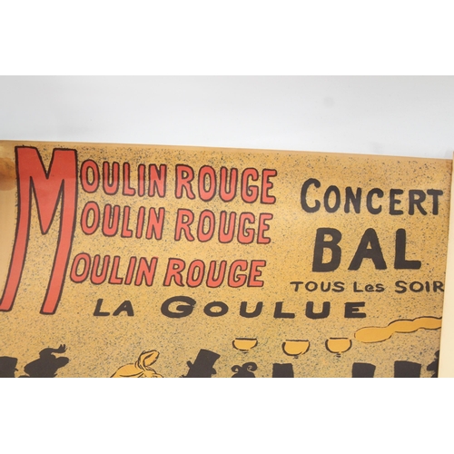 424 - Vintage Posters Job Lot Inc Toulouse Lautrec Moulin Rouge Herve Constant Art x 5