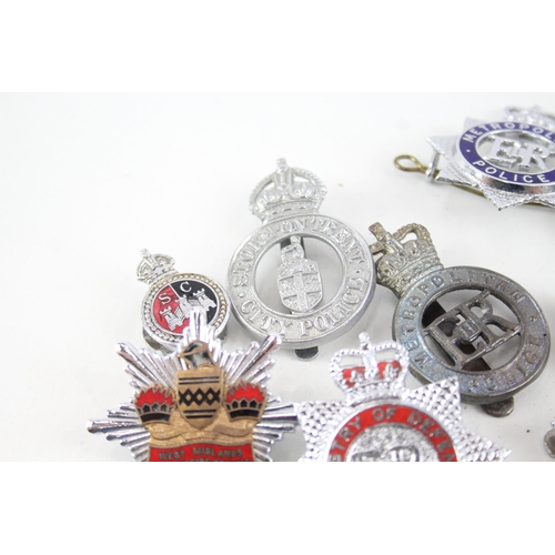 439 - Police - Fire Service Badges - Prison. x 15 Inc. Kings Crown Etc.