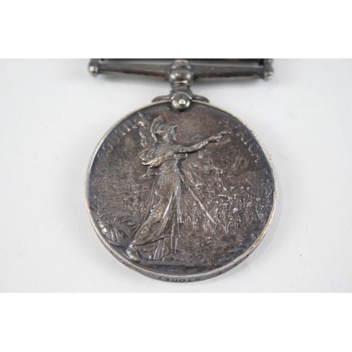 451 - Boer War Kings South Africa Medal Named 2758 Pte T. Storey W. Yorks Regt