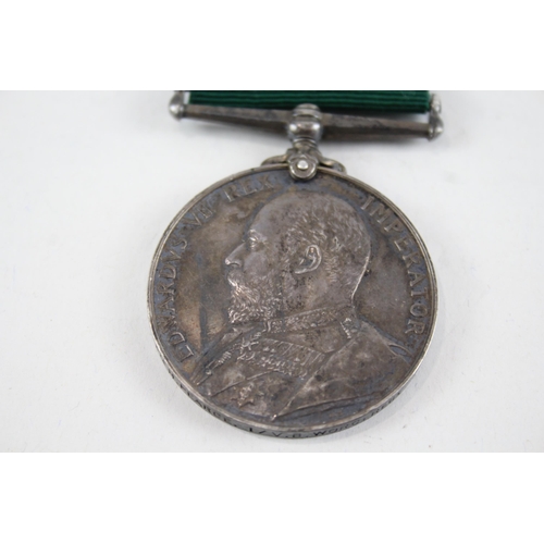 453 - Edward VII Volunteer Long Service Medal Named 21 Pte H. Pearce I.V B