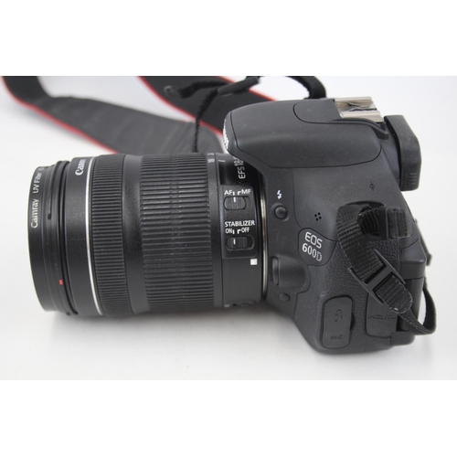 507 - Canon EOS 600D DSLR Digital Camera Working w/ Canon EF-S 18-135mm F/3.5-5.6