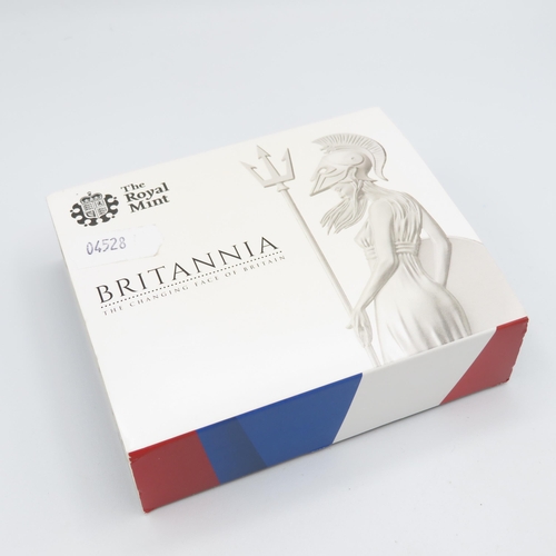 373 - Royal Mint Britannia One Ounce Fine Silver Coin 2014 Boxed