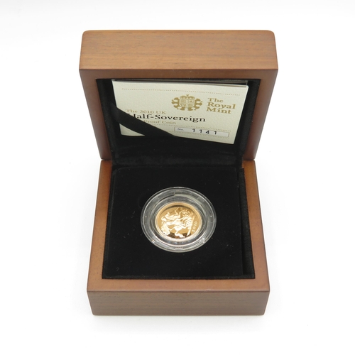 375 - Royal Mint 2010 Boxed Half Sovereign Gold Proof Coin