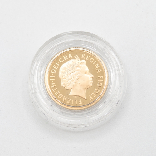 375 - Royal Mint 2010 Boxed Half Sovereign Gold Proof Coin