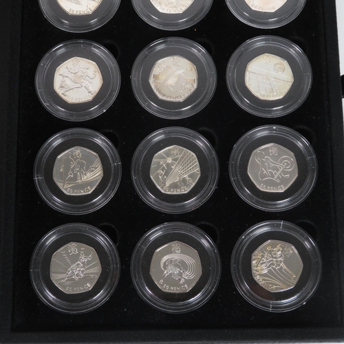 381 - Royal Mint London 2012 Silver 50p Sports Collection