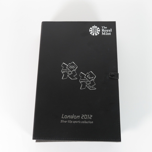 381 - Royal Mint London 2012 Silver 50p Sports Collection