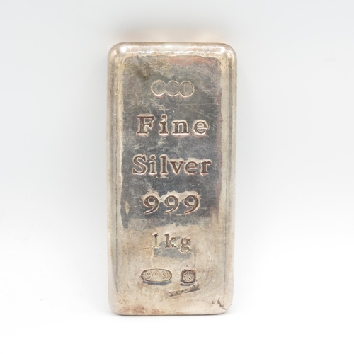 382 - CML One Kilo 999 Silver Bar