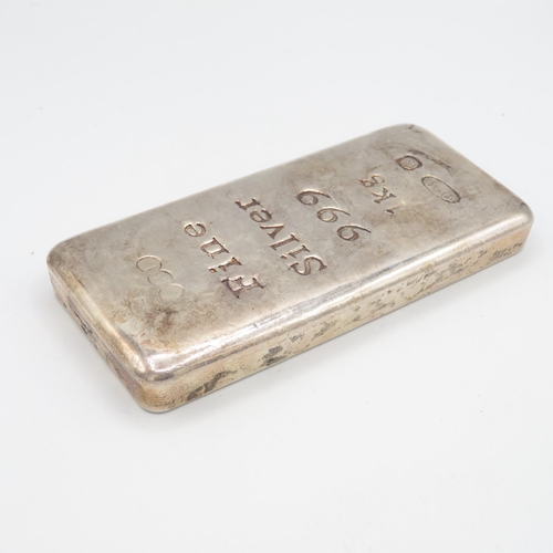 382 - CML One Kilo 999 Silver Bar