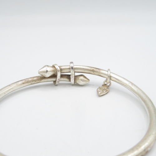 351 - Silver bangles (107.3g)