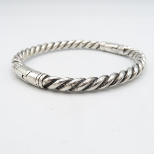 351 - Silver bangles (107.3g)