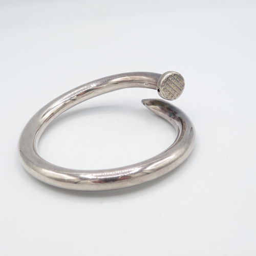 351 - Silver bangles (107.3g)