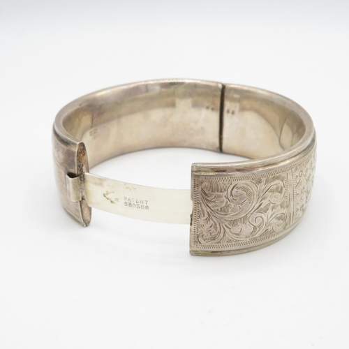 355 - Silver bangles (77.4g)