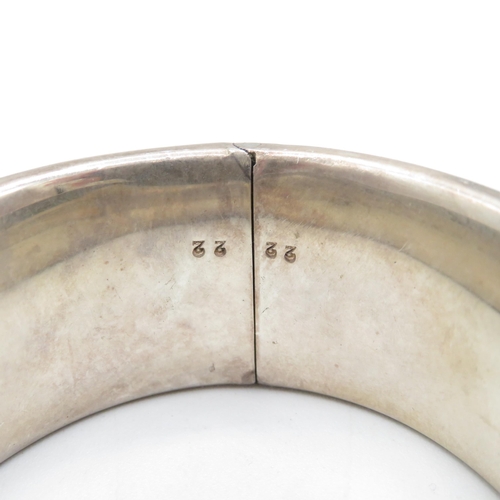 355 - Silver bangles (77.4g)