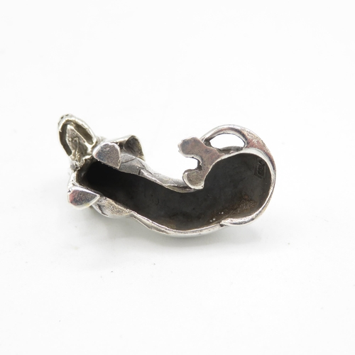 368 - HM 925 Sterling Silver Dachshund Sausage Dog in excellent condition (15g)  40mm long