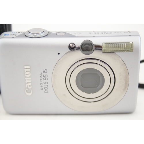 504 - Canon IXUS 95 IS Digital Compact Camera Working w/ Canon 3x IS Zoom Lens