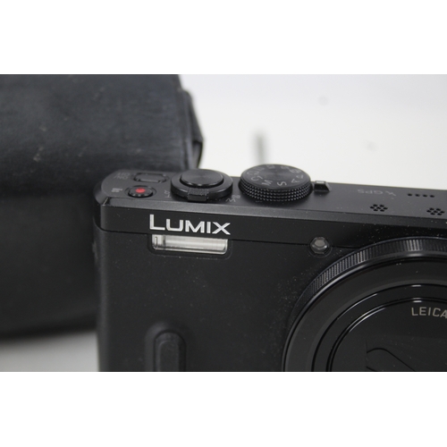 508 - Panasonic Lumix DMC-TZ60 Digital Compact Camera Working w/ Leica 30x Zoom Lens