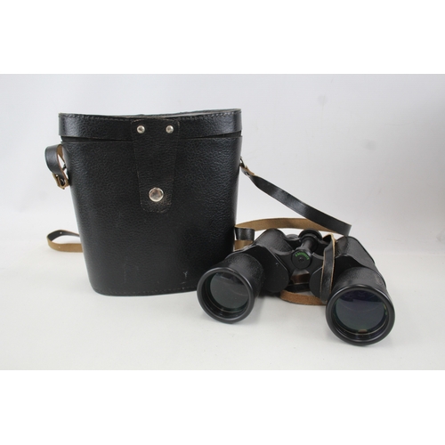 509 - Vintage 6nu 7x50 CCCP Made in USSR Binoculars Working w/ Case