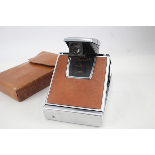 510 - Polaroid SX-70 Land Camera Vintage Instant Film Camera, Brown Colourway