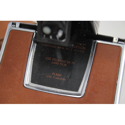 510 - Polaroid SX-70 Land Camera Vintage Instant Film Camera, Brown Colourway