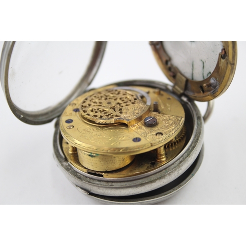 512 - Men's Wm Wigg Antique Verge Fusee Key-Wind Pocket Watch Spares/Repairs