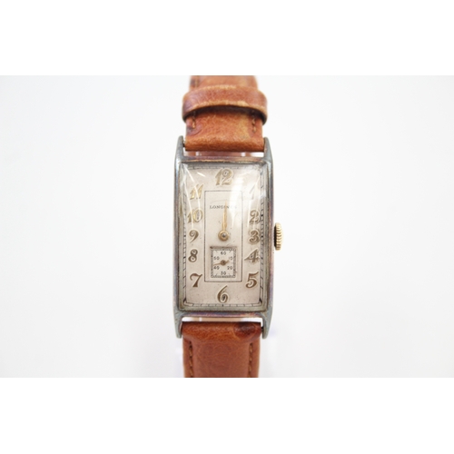 518 - Men's Longines Art Deco Style Watch Hand-Wind WATCH RUNS