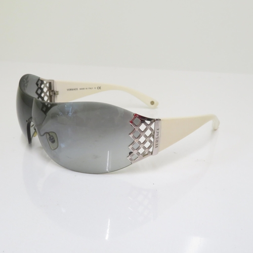 481 - 4 x Designer Sunglasses including Giorgio Armani / Versace / Chanel / Gucci - All with Cases