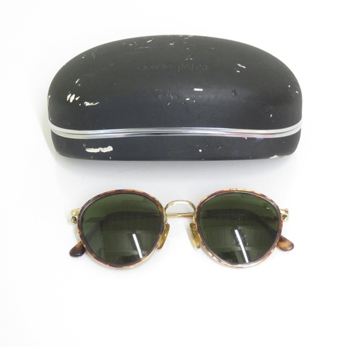 481 - 4 x Designer Sunglasses including Giorgio Armani / Versace / Chanel / Gucci - All with Cases