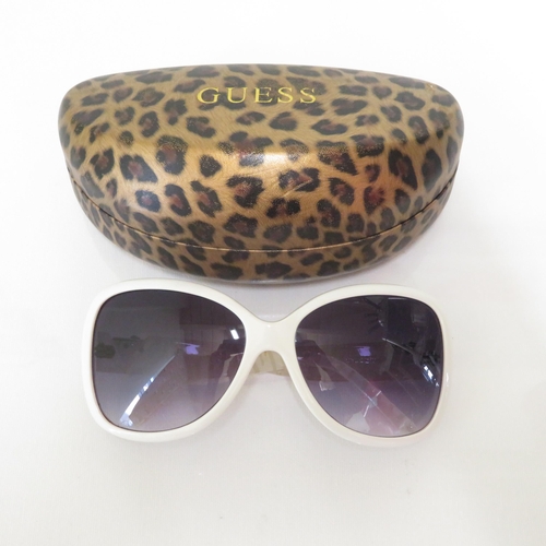 486 - 4 x Designer Sunglasses including Oakley, Police, Guess, Versace  - All with Cases