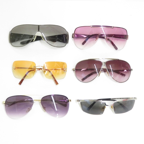 489 - 6 x Designer Sunglasses including Prada / Polo / Chanel / Emporio Armani / Louis Vuitton / Dolce & G... 