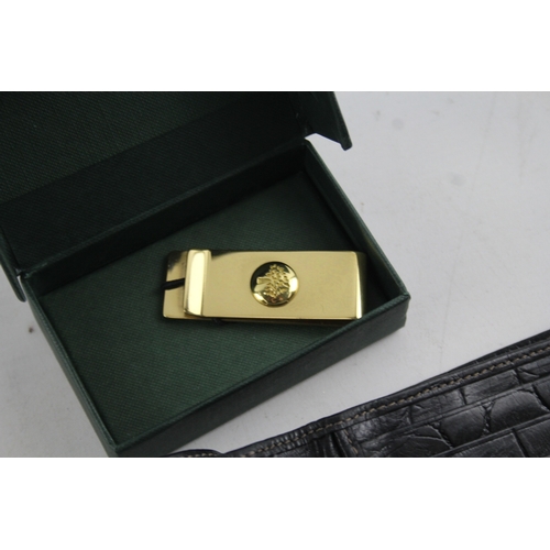 364 - Mulberry Leather Accessories Inc Men's Wallet, Credit Card Case & Money Clip x 3