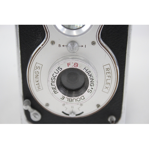 395 - Halina - Prefect Twin Lens Camera Working w/ Hakings Reflex Lens