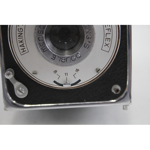 395 - Halina - Prefect Twin Lens Camera Working w/ Hakings Reflex Lens