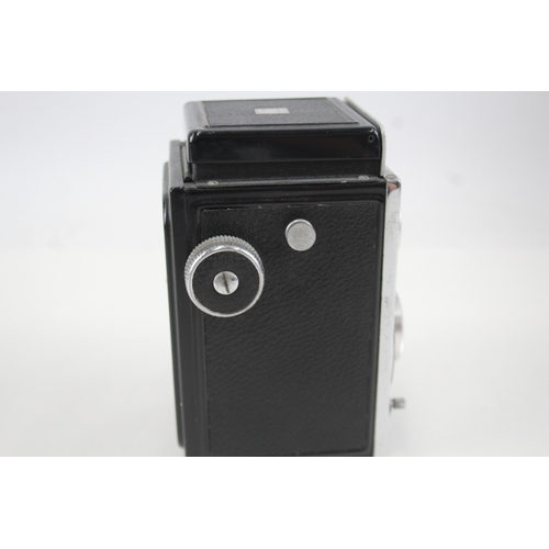 395 - Halina - Prefect Twin Lens Camera Working w/ Hakings Reflex Lens