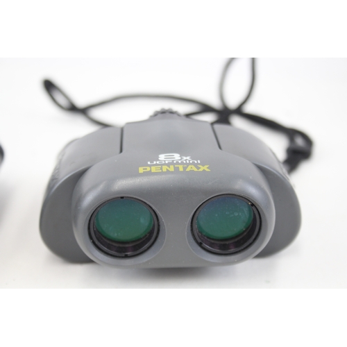400 - Pentax UCF Mini 8x21 6.2° Compact Binoculars Working w/ Original Case