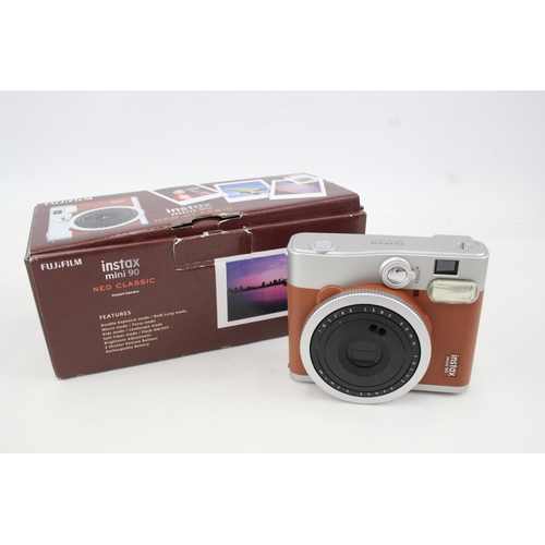 404 - Instax Mini 90 Neo Classic Instant Film Camera Working w/ Original Box