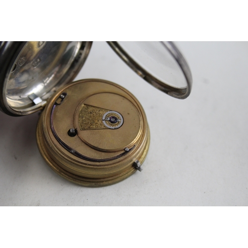 409 - Job Lot Vintage Mixed Purity Silver Pocket Watches Key-Wind UNTESTED