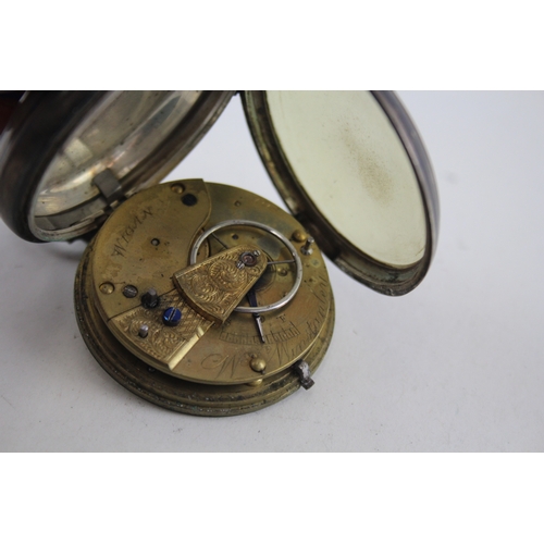 409 - Job Lot Vintage Mixed Purity Silver Pocket Watches Key-Wind UNTESTED