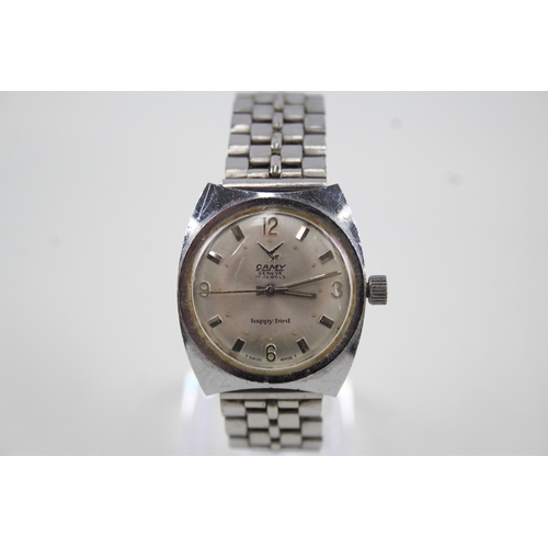 414 - Men's Camy Happy Bird Vintage Watch Hand-Wind WATCH RUNS