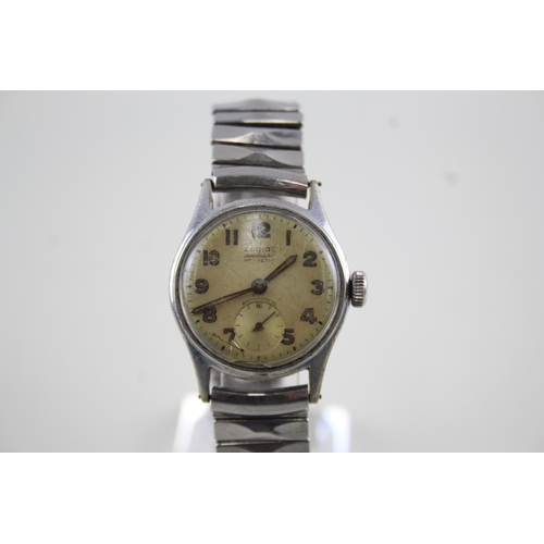 416 - Men's Zodaic Incasecurit Hermetic Watch Hand-Wind WATCH RUNS