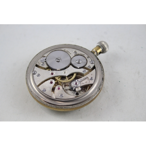 419 - Men's Military Issued GSTP Pocket Watch Hand-Wind WATCH RUNS