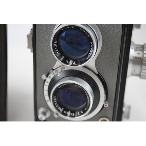 392 - Prinz flex Twin Lens Camera Working w/ Halmar Anastigmat Lenses
