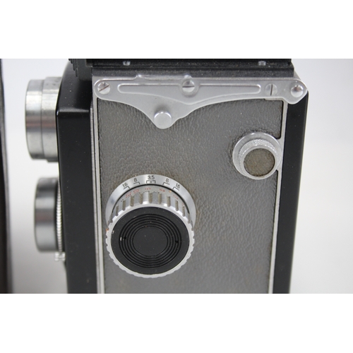 392 - Prinz flex Twin Lens Camera Working w/ Halmar Anastigmat Lenses