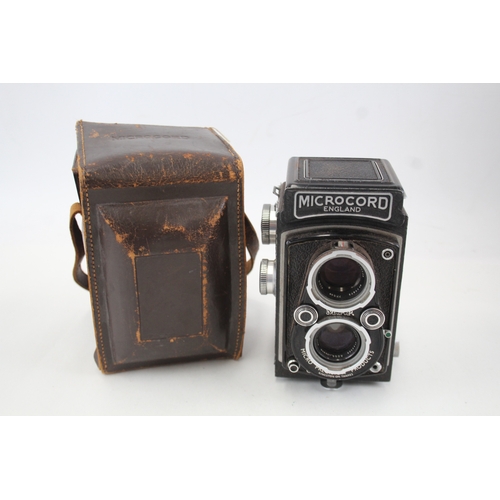 MPP Microcord Twin Lens Camera Working w/ Original Leather Case